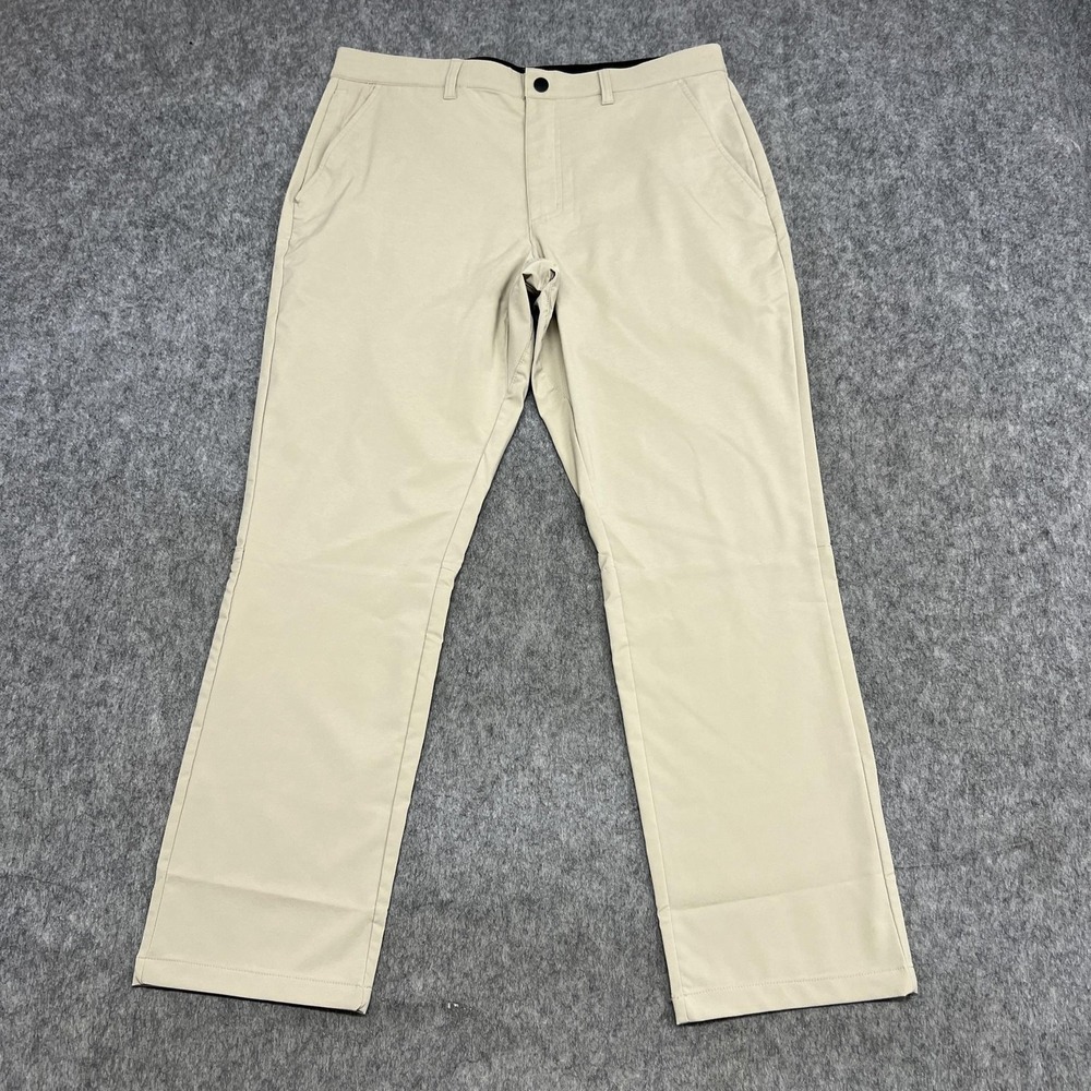 Columbia Pants Mens 34x30 Beige Stretch Chino Lightweight Casual Outdoor Travel